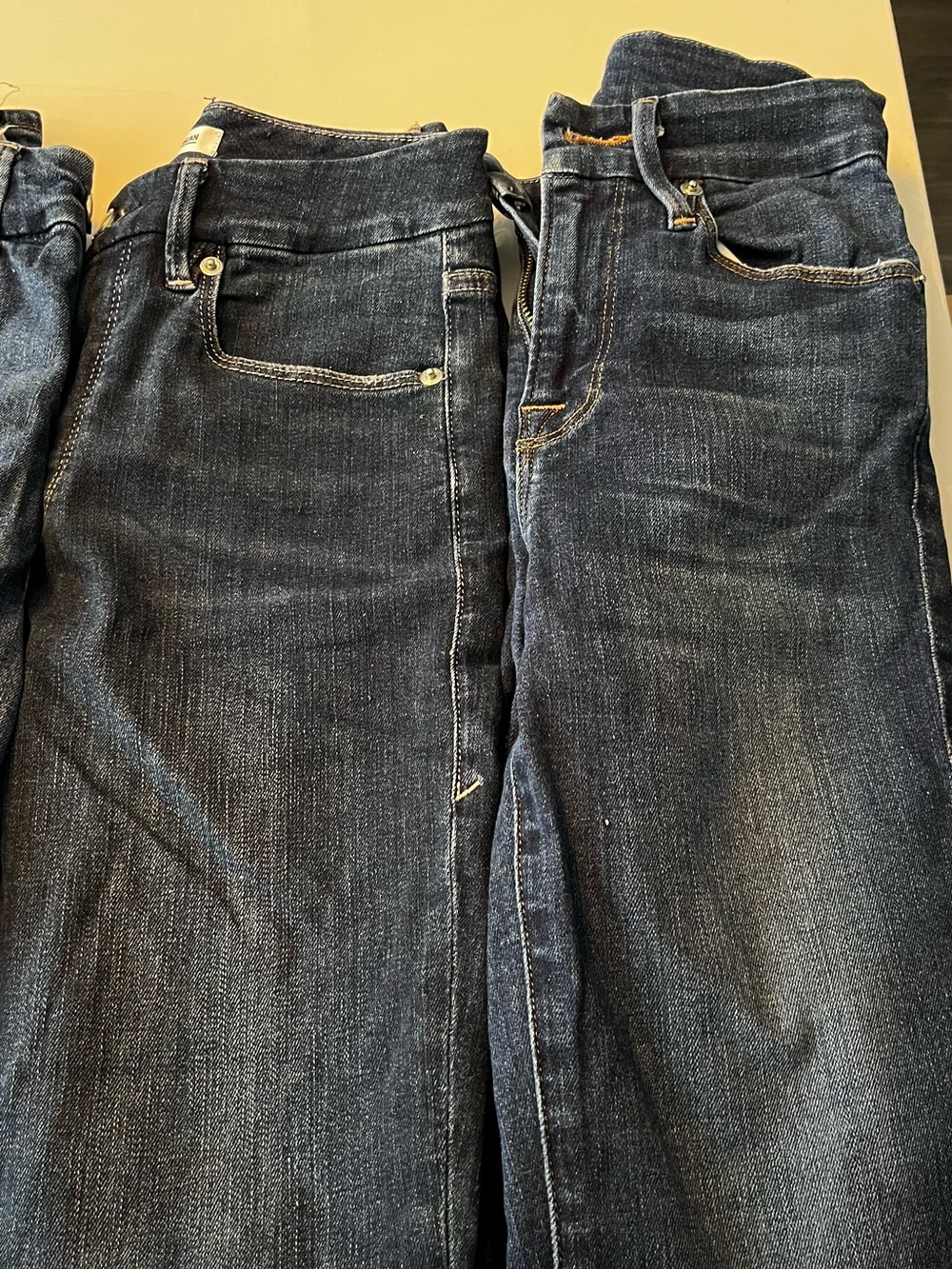 Good American Dark Wash Blue Women's Jeans bundle- all skinny jeans